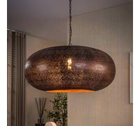 ZIJLSTRA Lampada a sospensione Cielo, Ø 90 cm, rame, metallo, E27, a 1 luce ZIJLSTRA