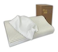 ZIK Cuscino Memory Foam Doppia Onda Grande, Guanciale Ergonomico per Cervicale, Made in Italy, Sfoderabile e Lavabile - 70x40x12 cm