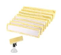 Zikenis 8 Pezzi Panni in Microfibra Compatibili,Panni di Ricambio per Karcher WV2 Plus WV5 Premium,per Vetri Finestra Aspirapolvere
