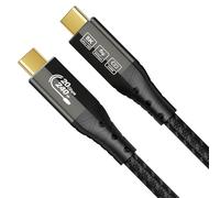 ZIKNYDO Cavo USB C 3.2 Gen 2x2 0,5m, Cavi Dati USB Type C da 20Gbps, uscita video USBC 8K@30Hz, 4K@60Hz/ 144Hz, 240W Ricarica Rapida Cavo Type C per iPhone 16/15, MacBook Pro, iPad Pro, SSD, hub