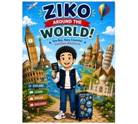 ZIKO Around The World (One Boy. Many Countries ) Countless Adventure: Color, Explore, and Discover the World Through Ziko's Adventures
