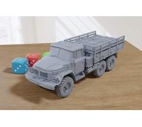 Zil-131 Soviet Camion - 3D Resina Stampato 28mm/20mm/15mm Miniatura