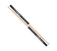 Zildjian 7A Hickory Drumsticks - Wood Tip - Black DIP