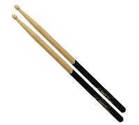 Zildjian 7A Hickory Drumsticks - Wood Tip - Black DIP