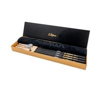 ZILDJIAN Drumstick Bundle 4 x 5A DIP + tovagliolo + sintonizzatore batteria SDSP247