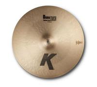 ZILDJIAN - K0913-16" K DARK CRASH MEDIUM THIN, Piatto Crash per Batteria da 16'' Scuro e Caldo, Peso Medio, Finitura Tradizionale