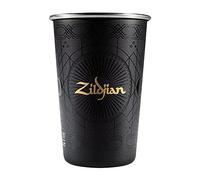 Zildjian - Klean Kanteen 16oz Pint - Bicchiere in acciaio inox 18/8 da 473 ml con logo dorato, finitura nera opaca, ideale per batteristi e musicisti