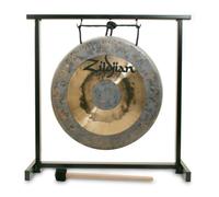 ZILDJIAN - P0565-12" TRAD. GONG AND STAND SET, Set Composto da Gong da 12", Supporto e Mallet, Progettato per Essere Suonato ed Esposto