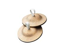 ZILDJIAN - P0773 Finger Cymbals Thin Pair - Piatti da dito 6″ in Bronzo Fuso con Anelli Elasticizzati