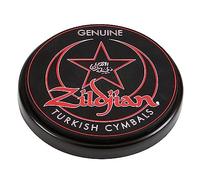 ZILDJIAN - P1201- PROFESSIONAL PRACTICE PAD 6", Pad in Silicone, Con Superficie Singola, Alta Qualità, Design Grafico Audace, Base in MDF Resistente con Antiscivolo, Diametro 6"