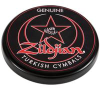 ZILDJIAN - P1201- PROFESSIONAL PRACTICE PAD 6", Pad in Silicone, Con Superficie Singola, Alta Qualità, Design Grafico Audace, Base in MDF Resistente con Antiscivolo, Diametro 6"