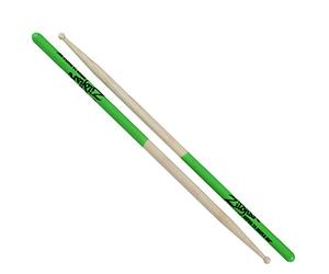 Zildjian S7AMG SUPER - Bacchette per batteria 7A Dip, 1 coppia, colore verde