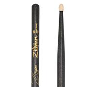Zildjian Z Custom LE - Bacchette per batteria 5B, colore nero cromato, punta in legno