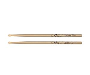 ZILDJIAN - Z Custom LE ROCK Gold Chroma Wood Tip - Bacchette Hickory 42,2 cm, Punta Legno Ovale, Taper Medio, Edizione Limitata