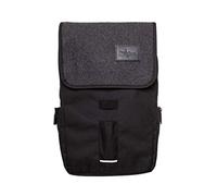 Zildjian - Zaino Laptop Unisex Gray Flap, canvas idrorepellente con patta in flannel, tasche organizer, scomparto imbottito 17″, porta bacchette e cuciture riflettenti