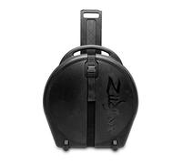 ZILDJIAN - ZRCV24 Rolling Cymbal Vault 24" Hard Case, Borsa Rigida per piatti batteria, Guscio Plastica Stampata, Ruote Skate, Maniglia Estraibile, 7 Piatti, Cuscinetti Interni, Nero