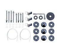 ZILDJIAN - ZSK - DRUMMER'S SURVIVAL KIT, 6 Feltri e 3 Sedi x Piatti, 2 Feltri x HiHat, 1 Feltro x Base HiHat, 3 Dadi Alette, 8 Tiranti, 12 Rondelle Nylon, Chiavetta x Accordatura, 2 Corse x Cordiera