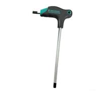 Zilimontt 1 chiave esagonale in plastica cromata per auto H25h8 gadget di riparazione esagonale, con manico in acciaio al vanadio tipo T, per la manutenzione delle chiavi della moto, (H6)