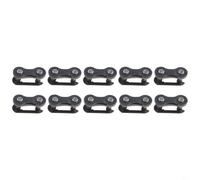 Zilimontt 10 connettori rapidi per catena della bicicletta, 1-3 velocità, connettori rapidi in acciaio a velocità singola, compatibili con Low Rider, bambini e biciclette, facili da