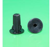 Zilimontt 100 clip di fissaggio per auto, rivetti di fissaggio per paraurti, 22 mm, lunghezza stelo in nylon, puntine per modelli compatibili