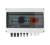 Zilimontt 1000V 3 in 1 fuori scatola combinatrice solare di PV con 3 input della stringa per i sistemi fotovoltaici residenziali del tetto, recinzione impermeabile di giunzione IP65, circuito di CC