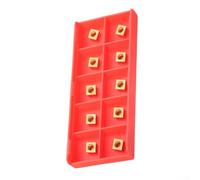 Zilimontt 10Pcs CCMT 060204 CCMT 21.51 US735 Per CNC Carburo Tornio Inserti Per Lavorazione Dei Metalli Tornio Portautensili, Sostituzione Indicizzabile Per La Finitura