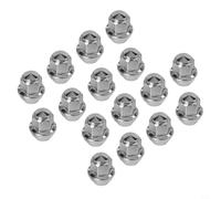 Zilimontt 16 dadi ad alta resistenza in acciaio al carbonio M12 x 1,5 con sede conica a 60 gradi, compatibili con Focus, Fiesta, Escort, Fusion,