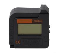 Zilimontt 168MAX Tester digitale per batterie AA AAA C D 9V LR44 18650 14500 21700 16340 10440 Analizzatore portatile di tensione e potenza con display LCD, no