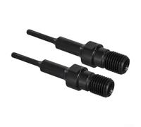Zilimontt 2 adattatori per punte da trapano a corona -/4 UNC filettatura maschio a SDS MAX Shank Conversione per trapano a percussione e trapani elettrici, costruzione in acciaio, lunghezza 190 mm