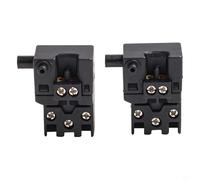 Zilimontt 2 pezzi 651923-1 Interruttore di ricambio per seghe troncatrici, componenti per utensili elettrici in metallo e plastica compatibile con per modelli Makita 5903R, 5103R, 5143R, UC3530A