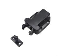 Zilimontt 2 serrature magnetiche autobloccanti per cassetti e armadi, realizzate in materiale plastico ABS di lunga durata, per una facile installazione (nero)