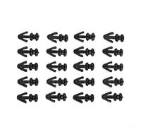 Zilimontt 20 clip per rivetti di tenuta della portiera dell'auto, compatibili con modelli MK2, MK3, MK4, in plastica nera, per finiture esterne automobilistiche, installati