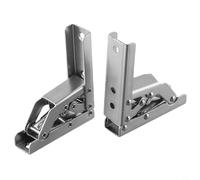Zilimontt 2pcs 90 ° Selflocking Pieghevole per Tavolo Gamba Staffa Molla Laminati In Acciaio Armadio Hardware Avere 90 ° Cucina 180 ° Freddo Meccanismo Pieghevole Cerniera e Armadi Guerra