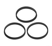 Zilimontt 3 cinghie di ricambio in gomma per pialla elettrica da 9,6 mm, adatte per Makita 1900B, N1923B, KP0800, KP0810, BKP180, circonferenza 238 mm, lunga durata, resistente al calore, basso rumore