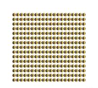 Zilimontt 300 occhi olografici 3D per esche da pesca, design a serpente morbido modellato in rosso, oro e argento, 3/4/5/6 mm, per legare e realizzare esche in plastica (oro 5 mm)