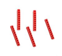 Zilimontt 5 pezzi Bit Gadget 10 fori 1/4 di pollice Esagonale Organizer Cacciavite Storage e Organizzazione Trapano per Punte Cacciavite Rosso Supporto in Plastica Gambo