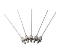 Zilimontt 5 punte ad ago per la misurazione della profondità dell'indicatore del quadrante, diametro 1 mm x punta lunga 50 mm, sonde in acciaio inox filettatura M2,5 per la misurazione di scanalature