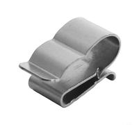 Zilimontt 50 clip per cavi a doppio filo in acciaio inossidabile per montaggio su telaio del pannello solare, morsetti per cavi in metallo 304, 22,5 mm, per cavi da 6-6,5 mm e pannelli da 1,3-2,5 mm