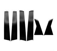 Zilimontt 6 guarnizioni per porta pilastro per Civic 2016-2020, ricambio in ABS nero con OEM 72761-TED-T01 compatibile per modelli 2017-20