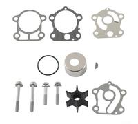 Zilimontt 692W0078 Kit di riparazione per girante della pompa dell'acqua per fuoribordo marina con guarnizioni, piastra, inserto cartuccia e bulloni, compatibile con motori 60-90HP, lega metallica
