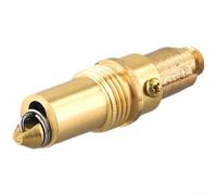 Zilimontt A1112 - Scarico di ricambio per lavabo con meccanismo a molla, materiale in ottone, filettatura standard M8, filettatura per impianti idraulici domestici