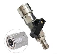 Zilimontt Accessori della valvola dell'acciaio inossidabile della macchina di pulizia ad alta pressione con i porti di /4 pollici per varie attrezzature di irrigazione e applicazioni di pulizia