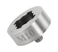 Zilimontt Adattatore di blocco per smerigliatrice angolare, dischi da taglio con filettatura M10 e 5/8-11, struttura in acciaio inox per utensili elettrici e attrezzature da officina (A)