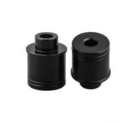 Zilimontt Adattatore di conversione per mozzo a sgancio rapido da 12 mm/15 mm a 9 mm, per lega di alluminio anodizzato 7075 lavorata a CNC, coppia leggera da 5,3 g, compatibile con Hope (2 pezzi da 15