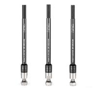 Zilimontt Adattatore per asse passante per rimorchio, lunghezza 160-178 mm, lunghezza 215 mm, per lega di alluminio CNC con filettatura multipla P1.0/P1.5/P1.75 e set di distanziali regolabili per