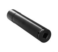 Zilimontt Adattatore per chiave a bussola profonda da 200 mm, in acciaio al cromo vanadio con testa esagonale, convertitore per utensili a percussione e elettrici, compatibile con prese da 14-32 mm