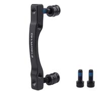 Zilimontt Adattatore per freno per telaio pilastro B a pinza pilastro con montaggio da 74,2 mm e 51 mm e supporto da 160 mm o 180 mm (140 nero)