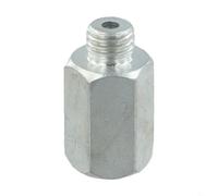 Zilimontt Adattatore per interfaccia smerigliatrice angolare, convertitore connettore in metallo per M14 a M16 o M16 a M14, accessorio per lucidatrice per attrezzature da officina, montaggio argento
