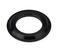 Zilimontt Adattatore per sterzo conico in lega di alluminio, guarnizione ad anello per riduttore per sterzo per strada per forcelle bici con diametro esterno 39,8 mm e diametro interno 28,6 mm, nero