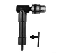 Zilimontt Adattatore per trapano elettrico ad angolo retto a 90 gradi con gambo da 8 mm 0810 mm testa mandrino mandrino testa metallo trapano elettrico per plastica e compatibile con hardto (testa in